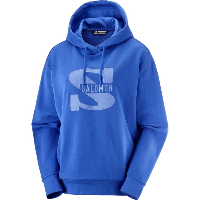 Sudaderas Salomon Outlife Logo Summer Mujer Azules | MX BKFM380